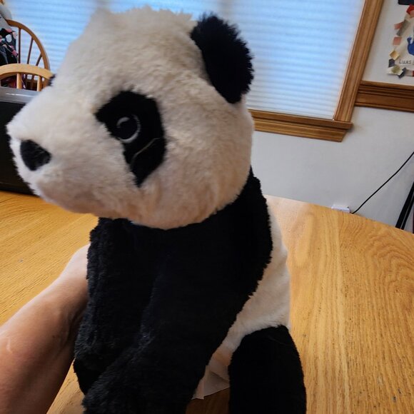 IKEA "KRAMIG" Panda Bear Stuffed Animal Toy - Picture 6 of 16